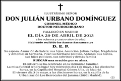 Julián Urbano Domínguez